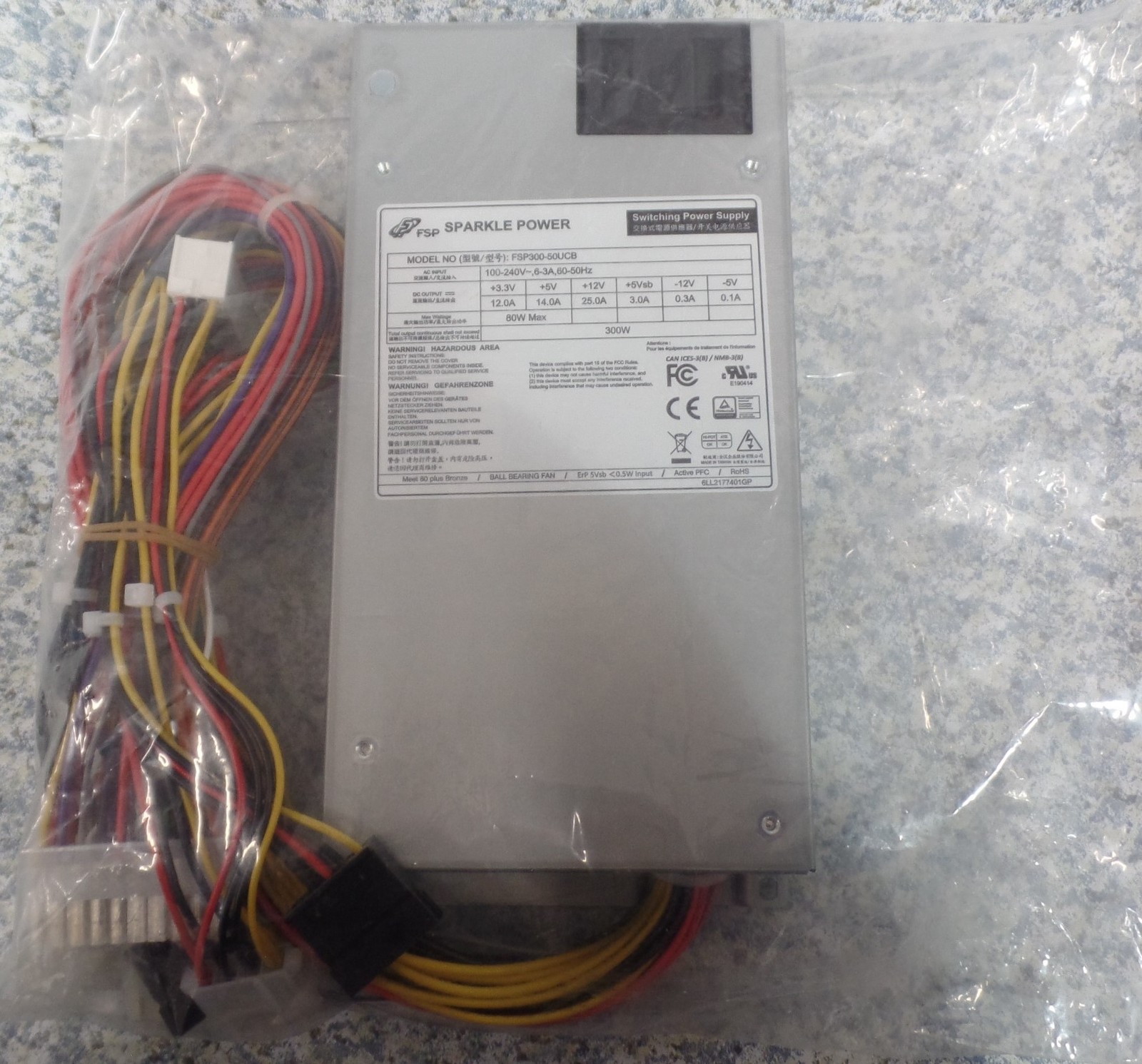 FSP SPARKLE POWER FSP300-50UCB Switching Power Supply 300w NEW 