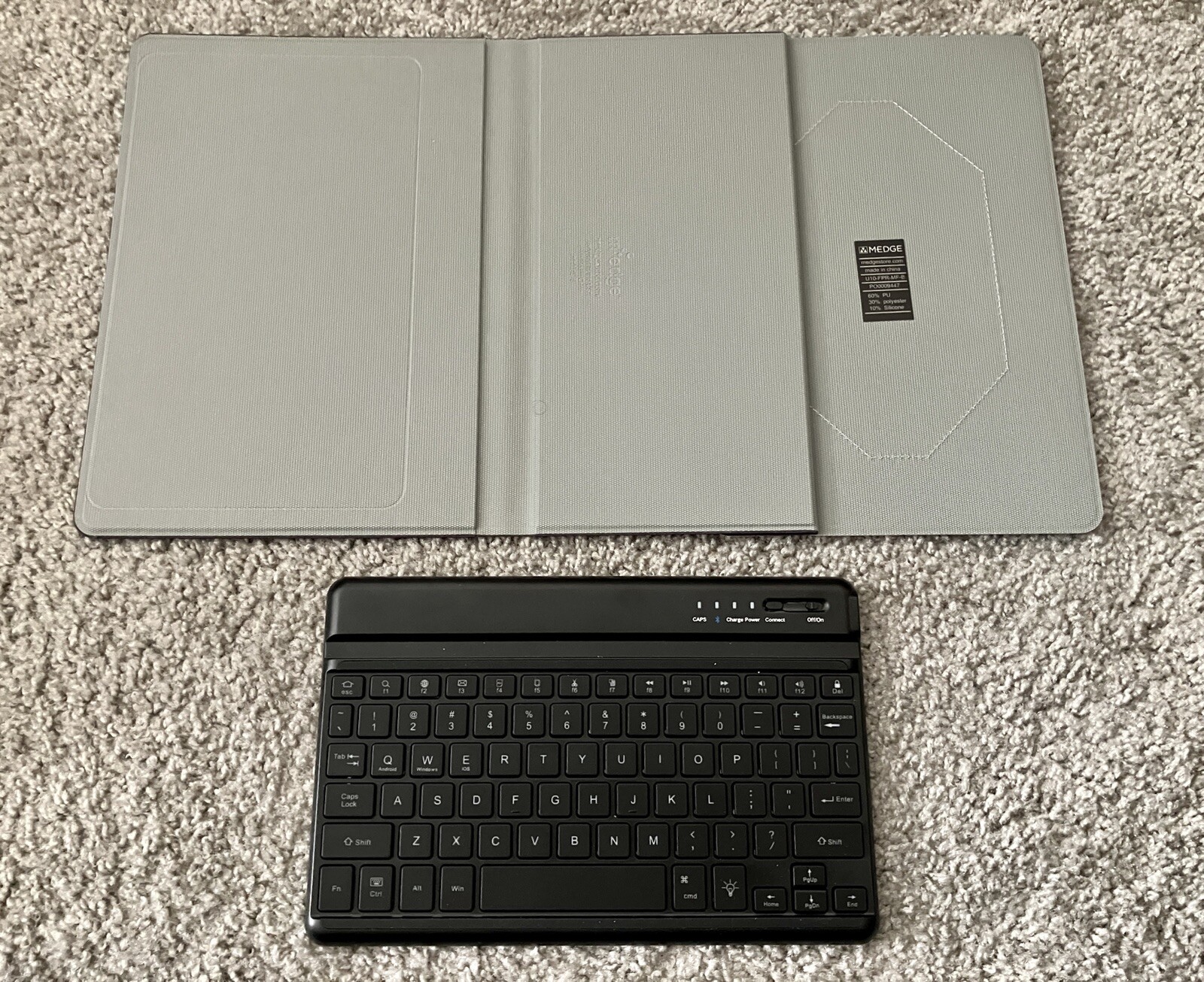 M-Edge Universal XL Folio Plus PRO with Keyboard for iPad & Tablets 9-10