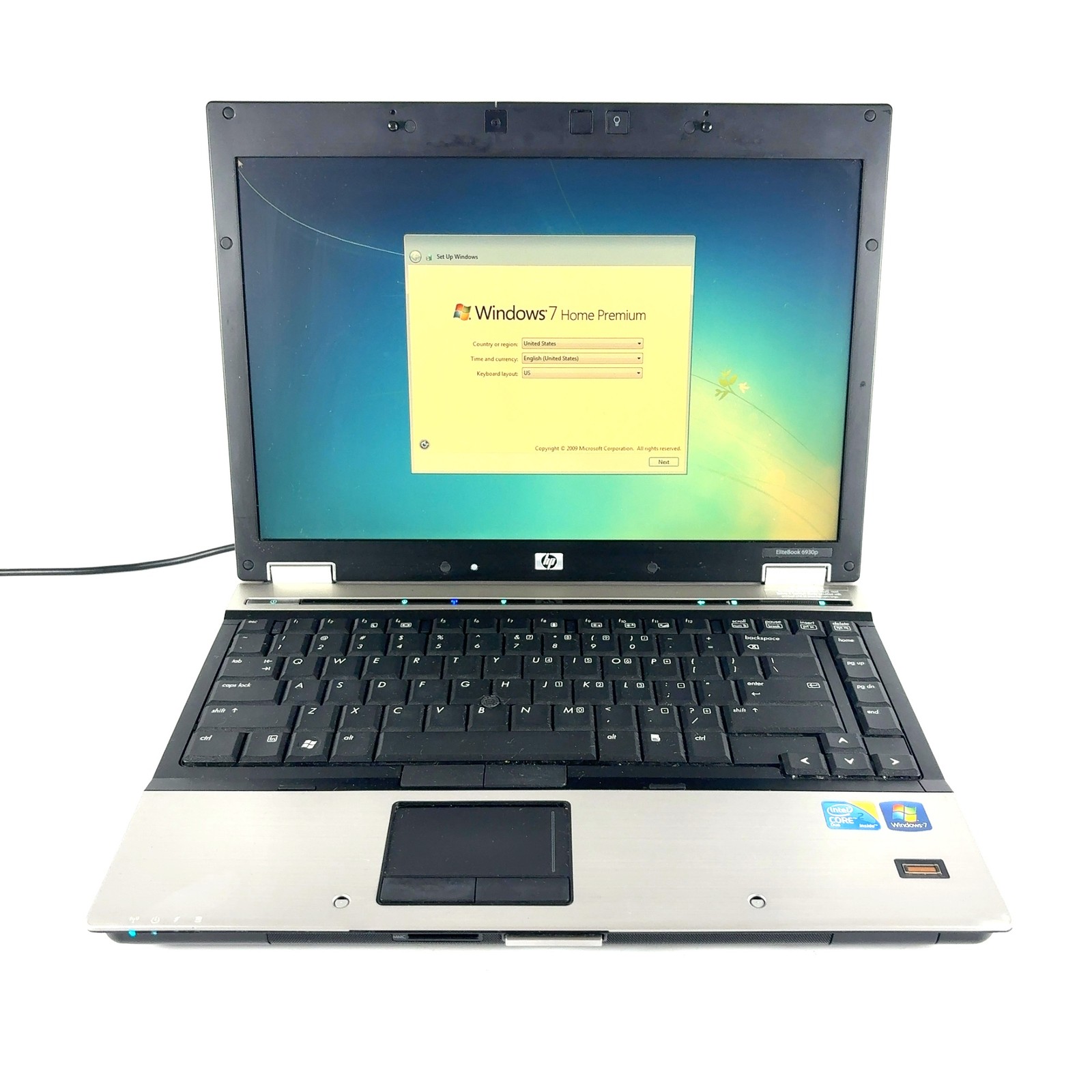 HP EliteBook 6930p 14" HD 2.53GHz Core 2 Duo P8700 3GB RAM 250GB HDD Windows 7