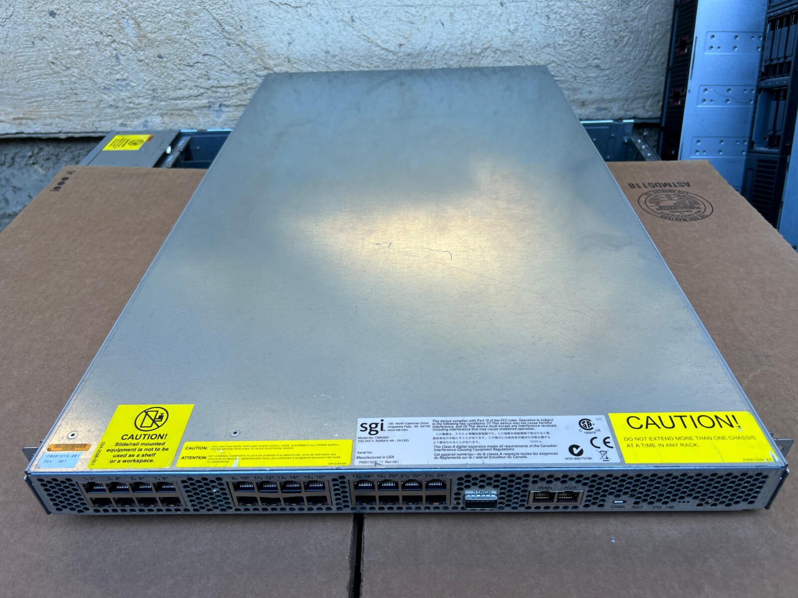 SGI CMN062 Integrity UV 300H System Rack Management Controller 2x PSU