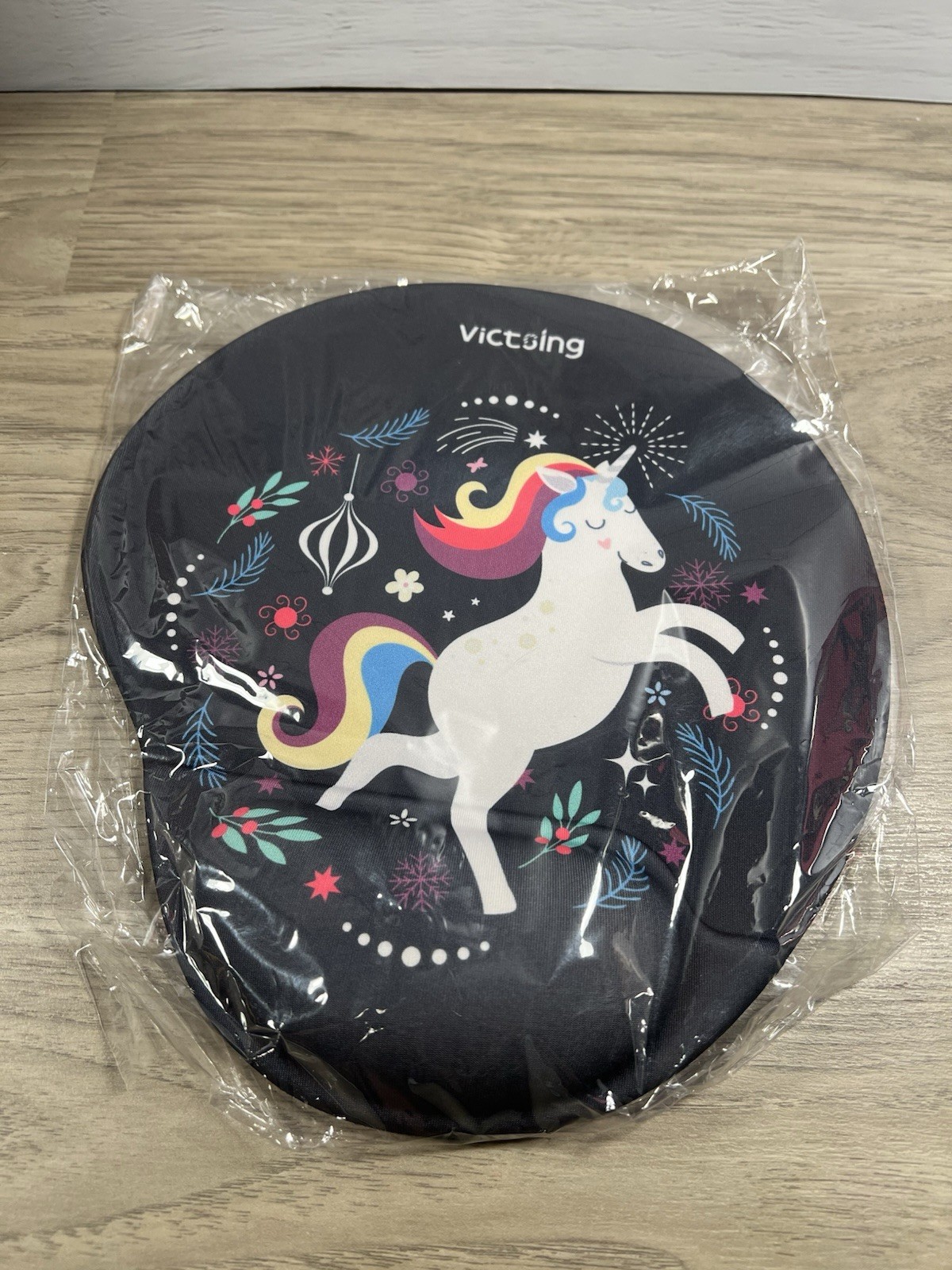 Ergonomic Mouse Pad w/ Gel Wrist Rest Support UNICORN Victsing Non-Slip NEW