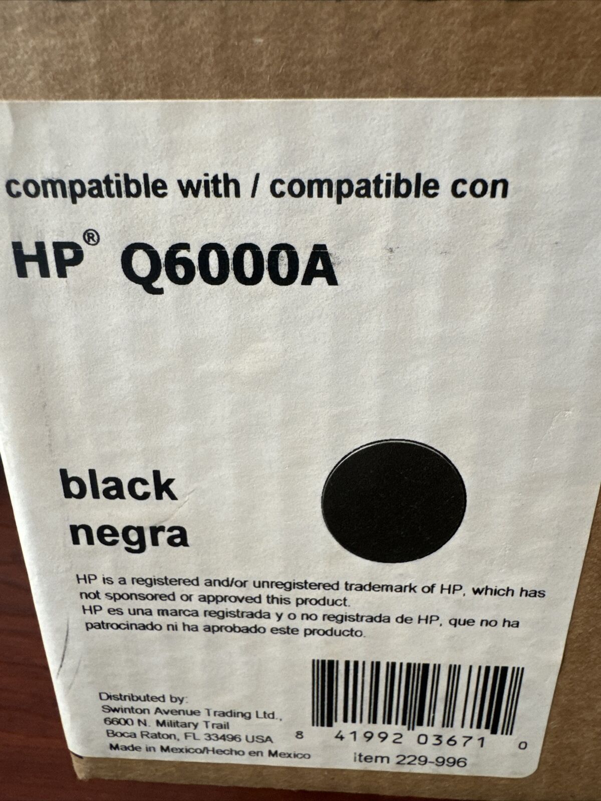 OFFICE DEPOT for HP Q6000A Black Toner Cartridge