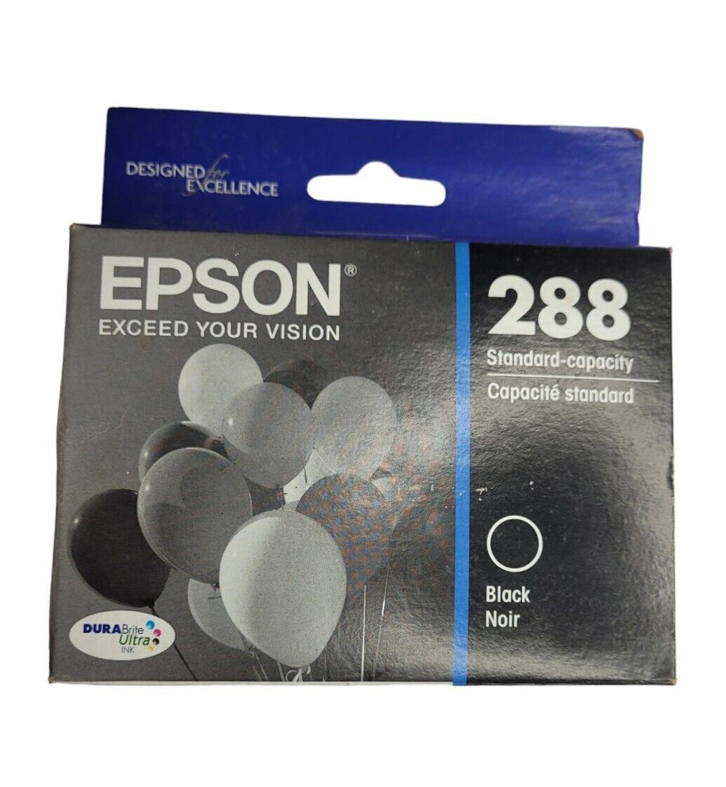 Genuine Epson 288 DURABrite Ultra Original Ink Cartridge Black Exp. 6/2019