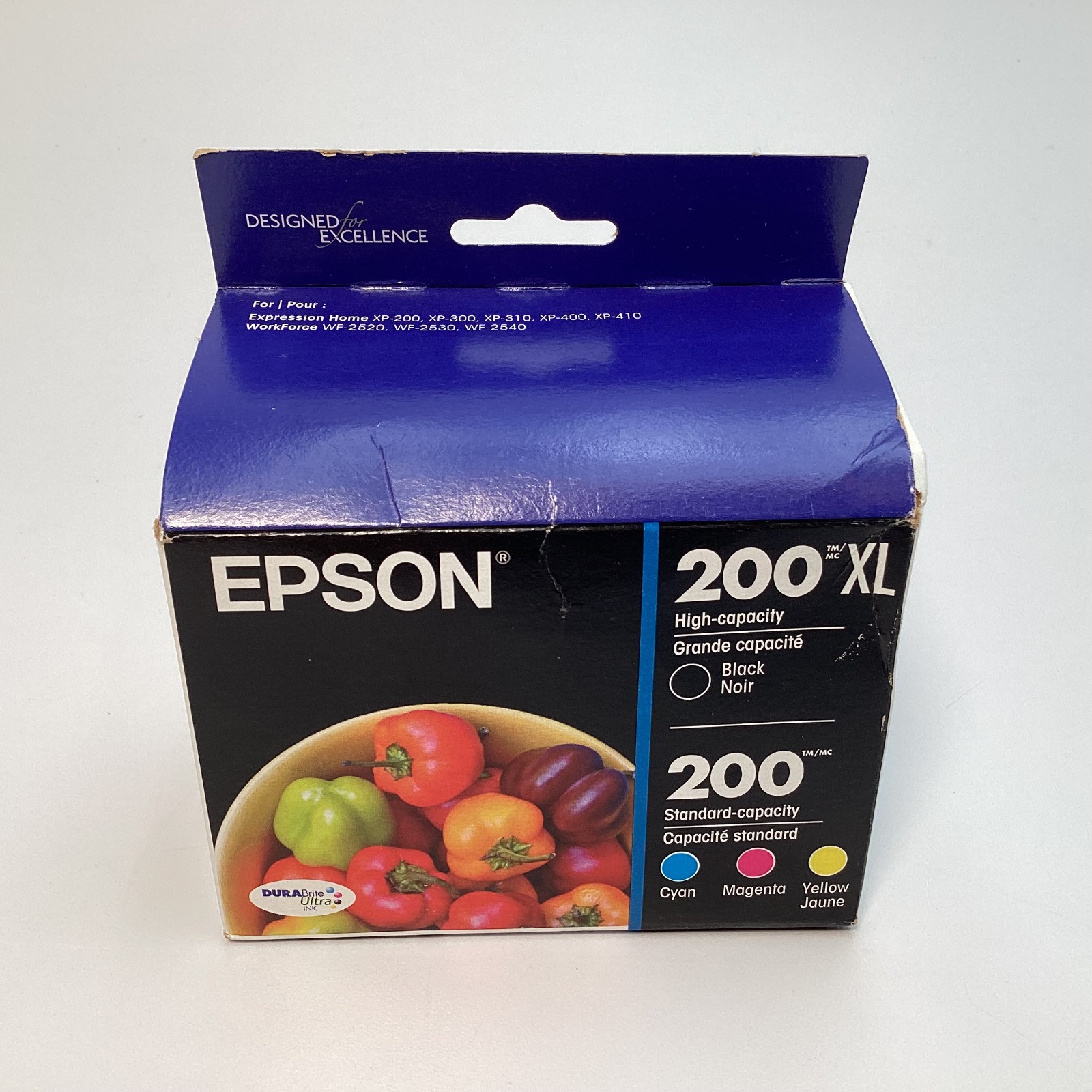 Epson T200XL-BCS 200XL/200 4-Pack Ink Cartridges Black/Color Exp 03/2029