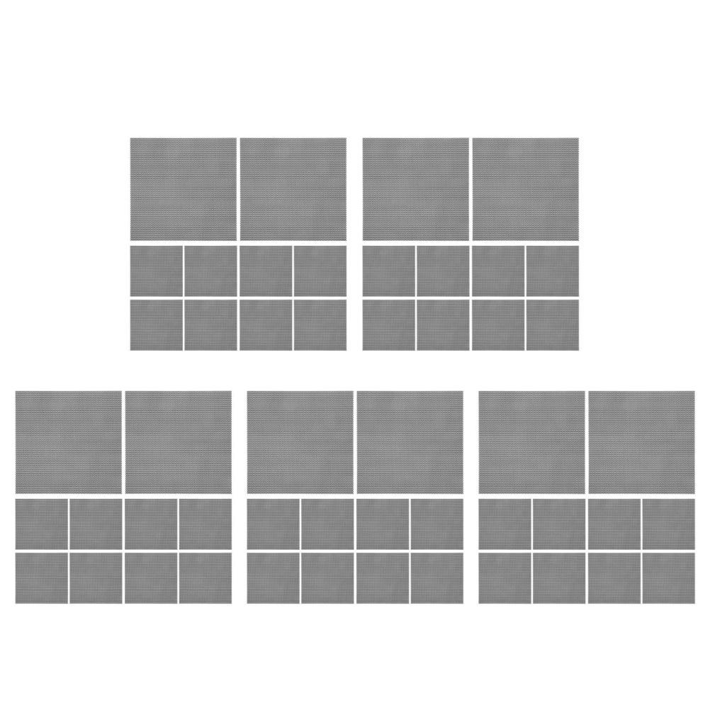 Reusable Black Plastic Dust Covers for Gaming Console Fan Mesh Filters
