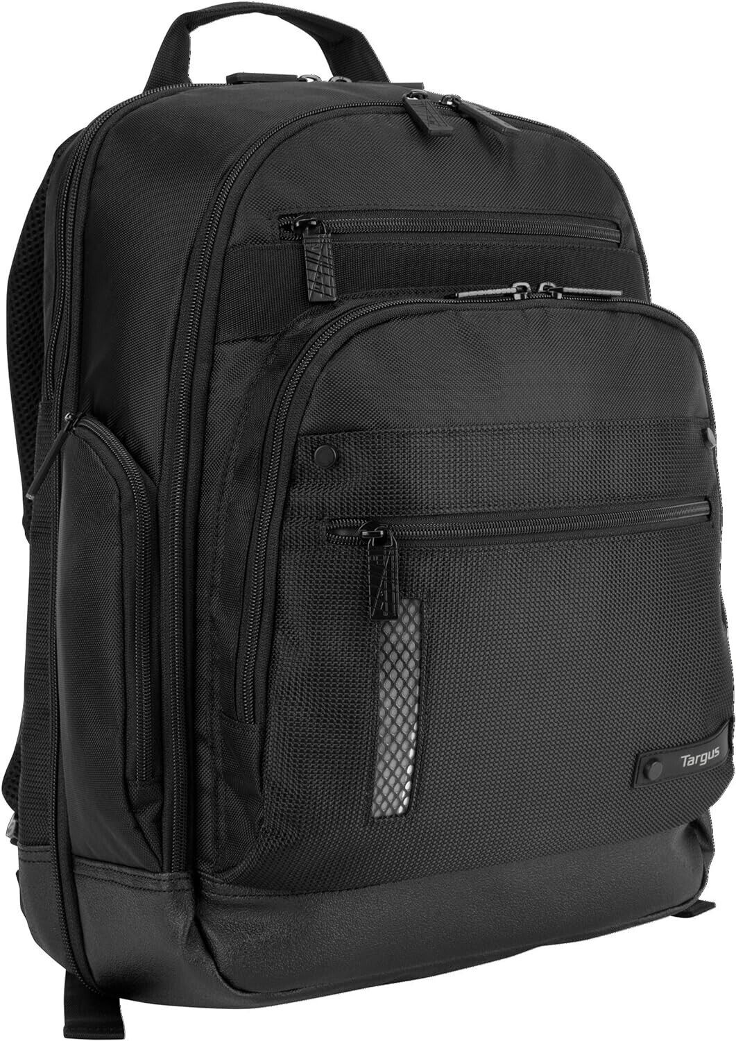 Targus Travel & TSA-Friendly Backpack w 14in Laptop Sleeve, Black, New Sealed