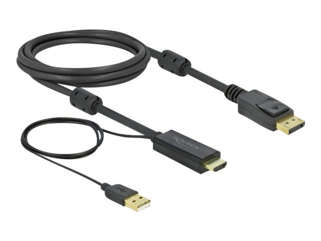 Delock HDMI m DisplayPort 4K Cable Digital/Data Cable 85964