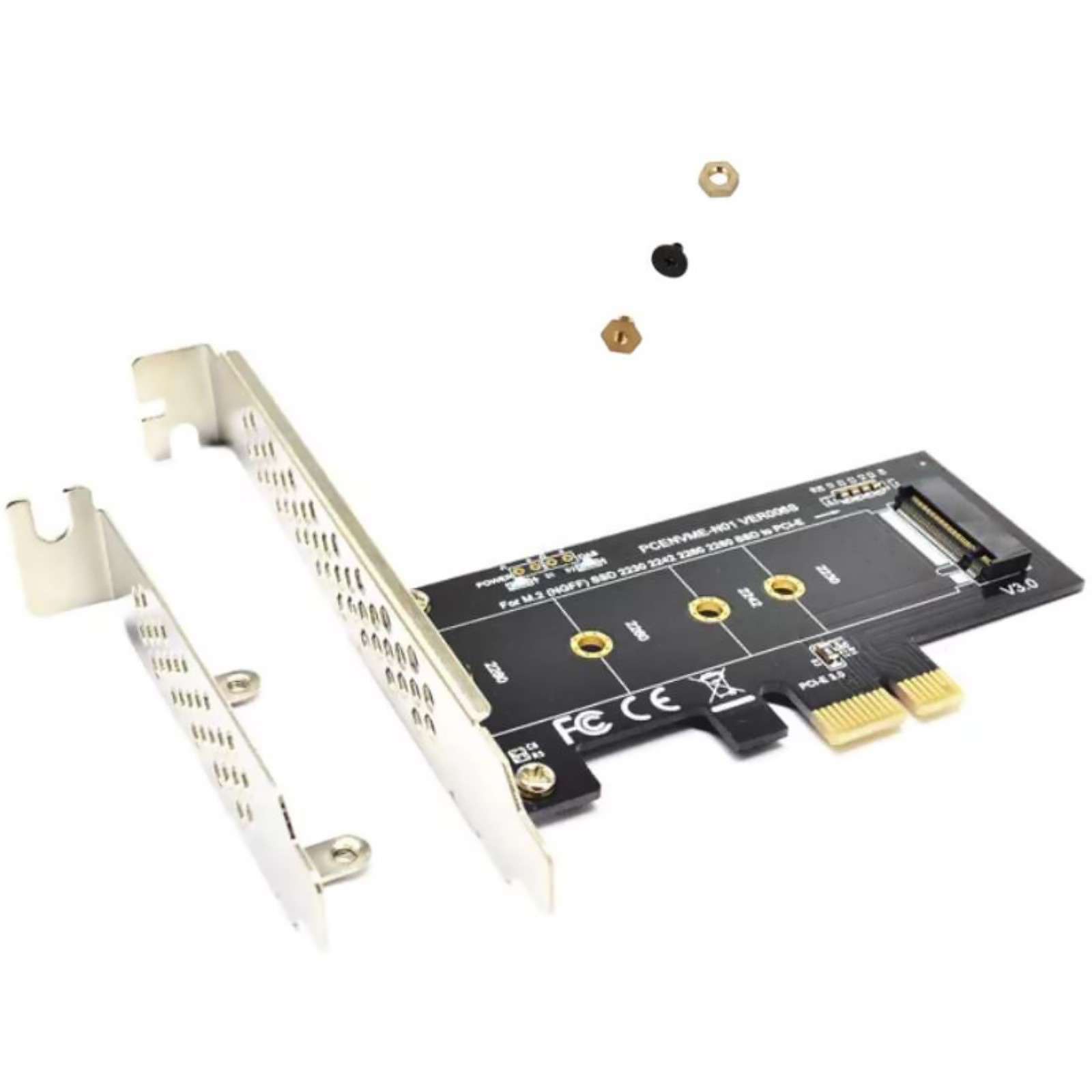 PCI-Express 1X to M.2 NGFF Adapter Card PCIE 3.0 X1 to NVME SSD M2 for INTEL