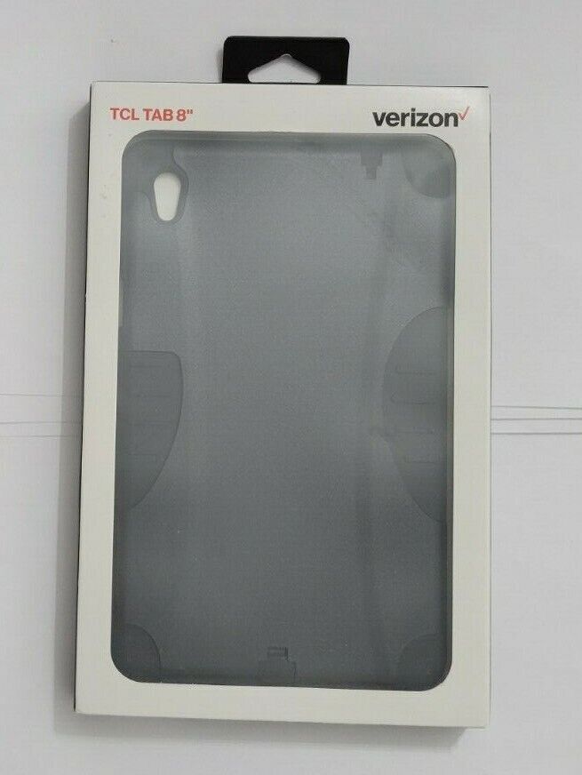 Verizon Rugged Dual Layer Case for TCL Tab 8 - Black