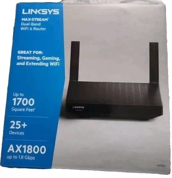 Linksys MR7350 AX 1800 Max-Stream Dual-Band Wi-Fi 6 Router NEW Open Box