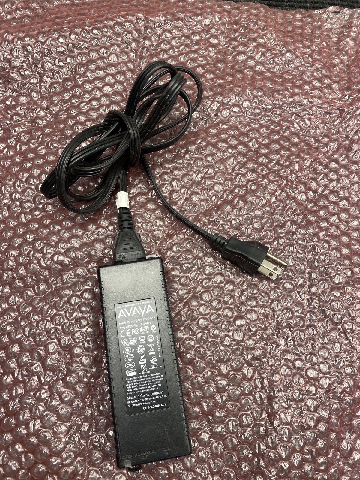 Used Avaya SPPOE-1A-IP Phone Single Port POE Injector