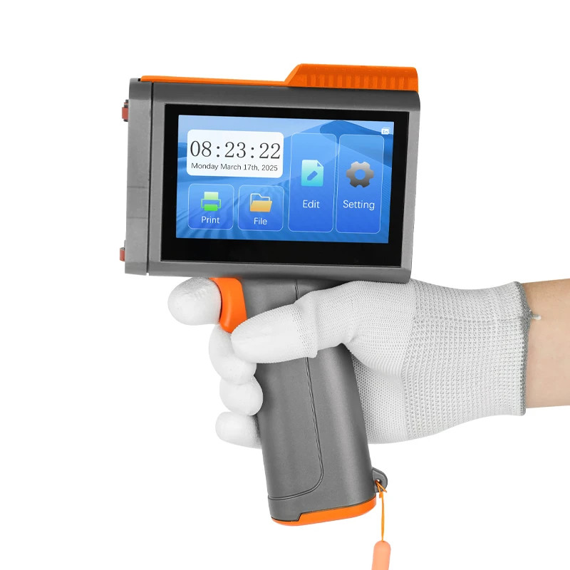 12.7mm Date Logo Plastic Bottle Portable Mini Thermal Handheld Inkjet Printer