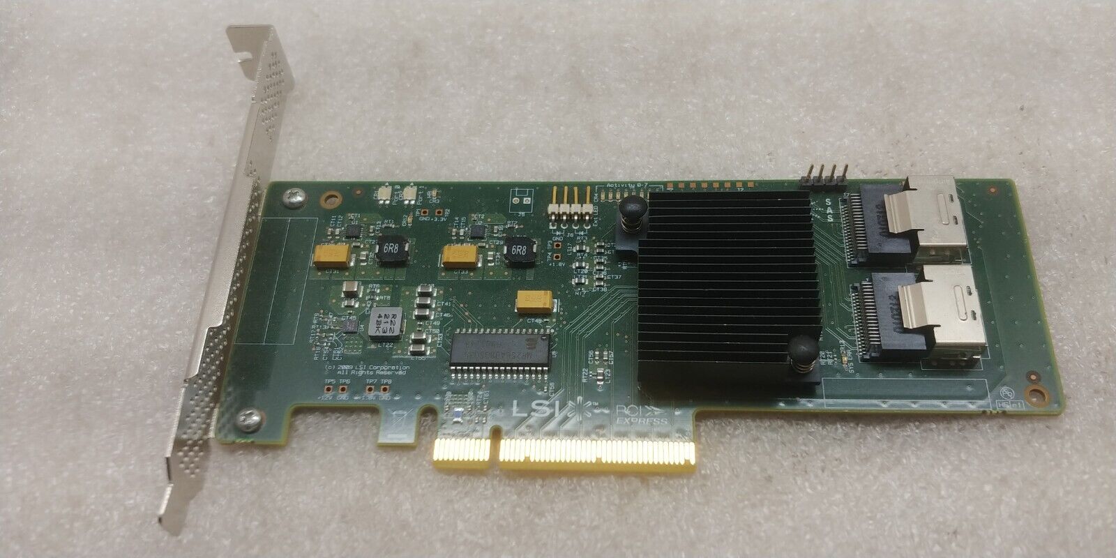 LSI Logic SAS9211-8i SAS SATA 8-Port Raid Controller 6Gb/s PCIe 2.0 x8 HP FR SHP