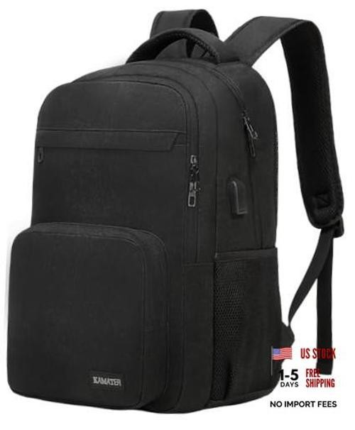 Black Backpack for School, college Backpack for Teens,Students, with 17.3 inch