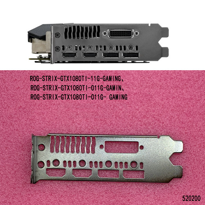 ROG-STRIX-GTX1080TI-11G-GAMING FOR ASUS IO I/O SHIELD Back Plate BackPlate
