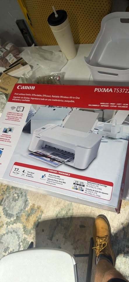 Canon PIXMA TS3722 Wireless All-in-One Printer
