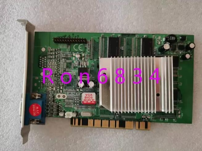 1pc used  GF200 32M PCI 128BIT PCI graphics card
