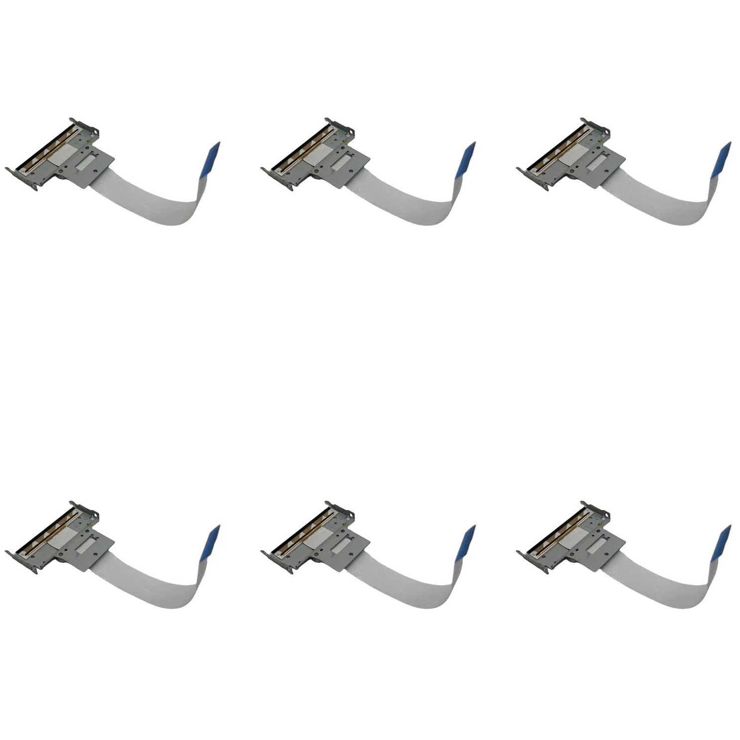 6pcs Printer Print Head  Printhead Fits For Epson TM-T70II TMT70II Printer Parts
