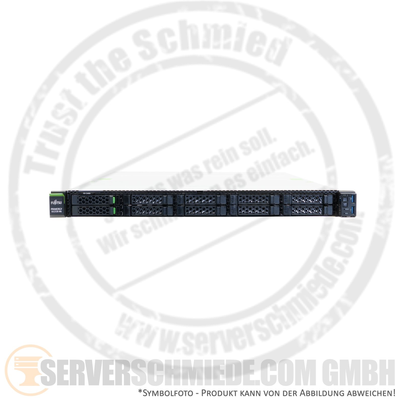 Fujitsu RX2530 M6 Server 10x 2.5" SFF SAS NVMe 2x Intel XEON Scalable LGA4189