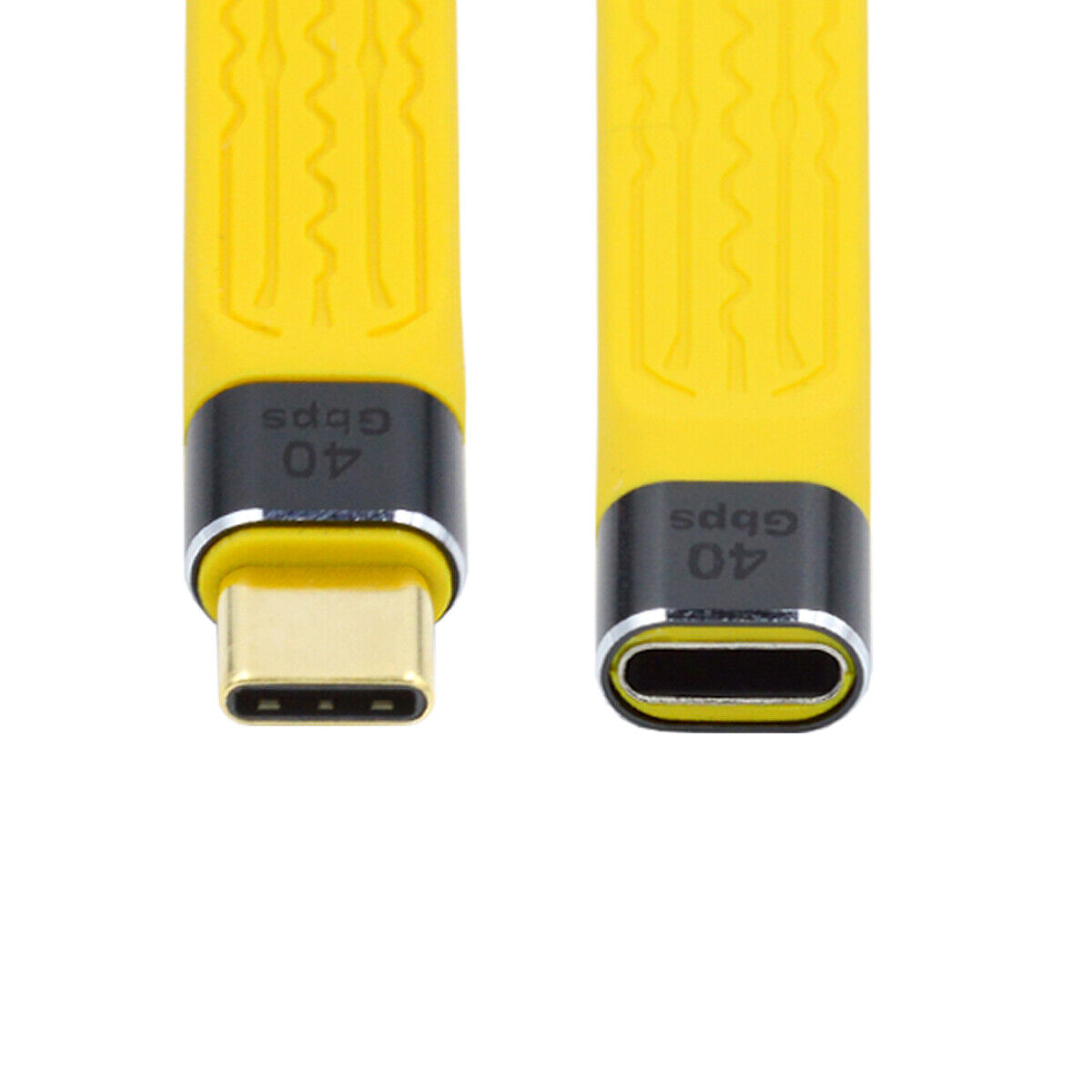 Cablecc USB4 Extension Cable Slim Flat Male to Female 40Gbps 100W and 8K@60Hz
