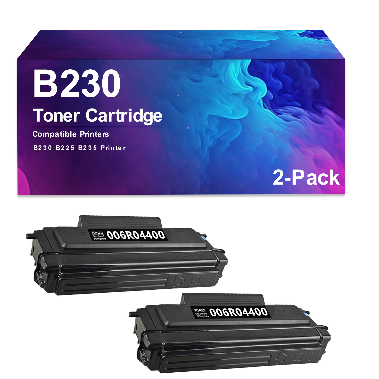 2 Pack B230 Toner Cartridge Compatible with B230 B225 B235 Printers