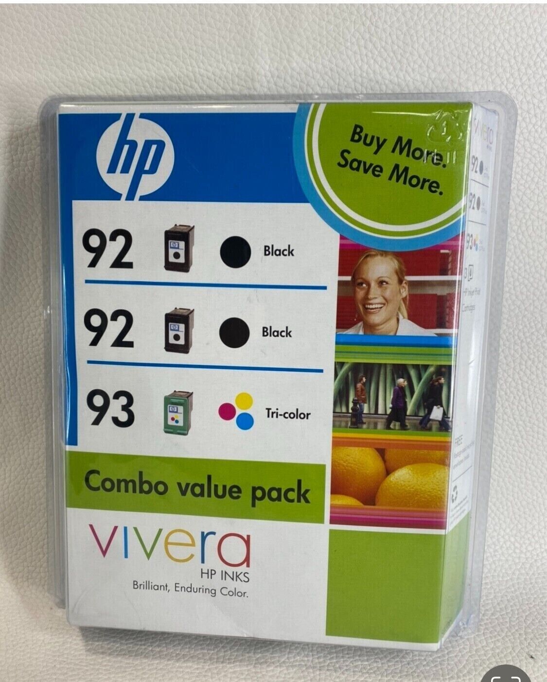 HP Vivera 92 Black 93 Tri-Color Ink Cartridges Twin Pack For HP Deskjet 5440