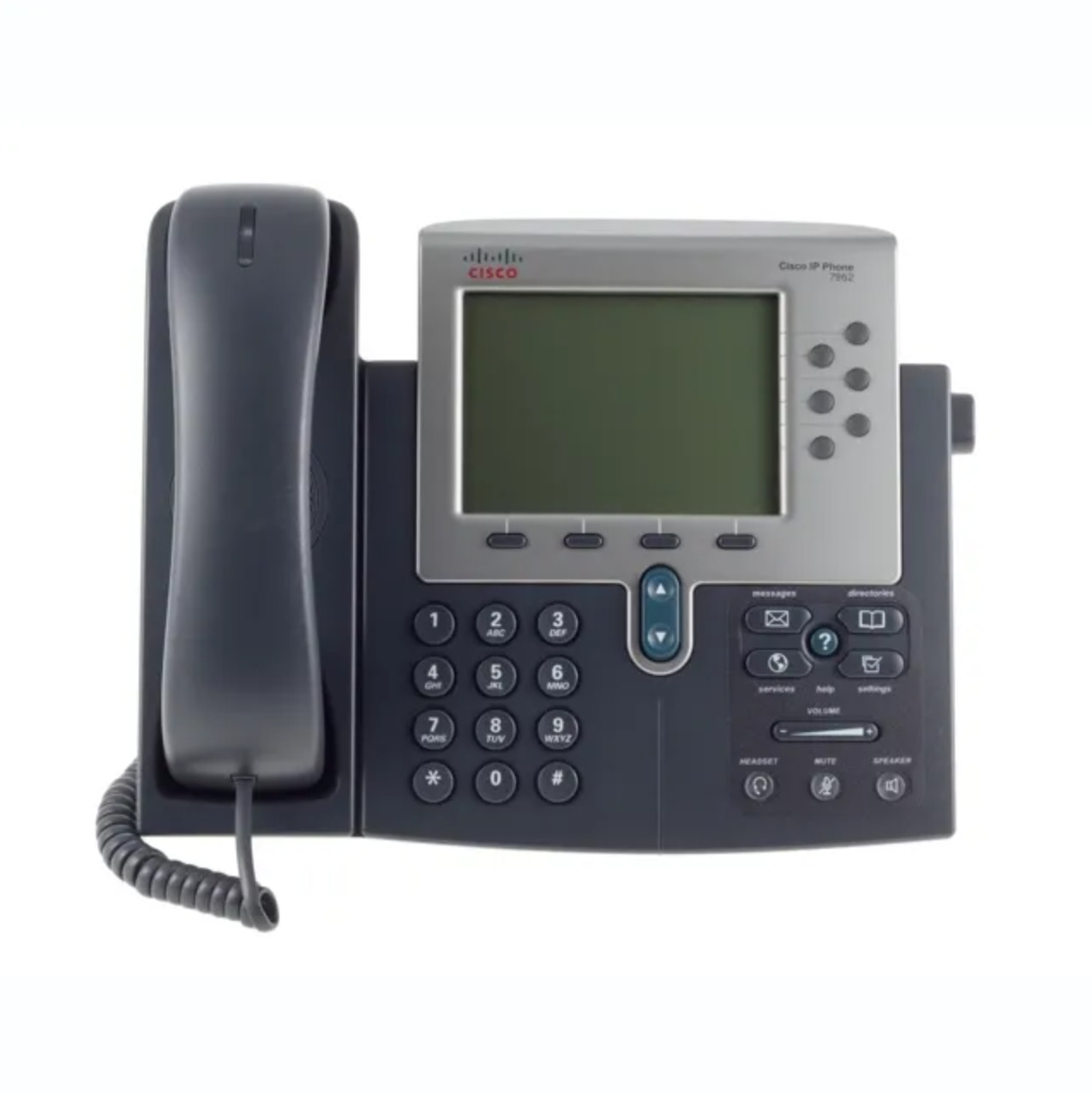 Cisco CP-7962G 7962G 6 Button SCCP VoIP PoE Phone Stand HandSet