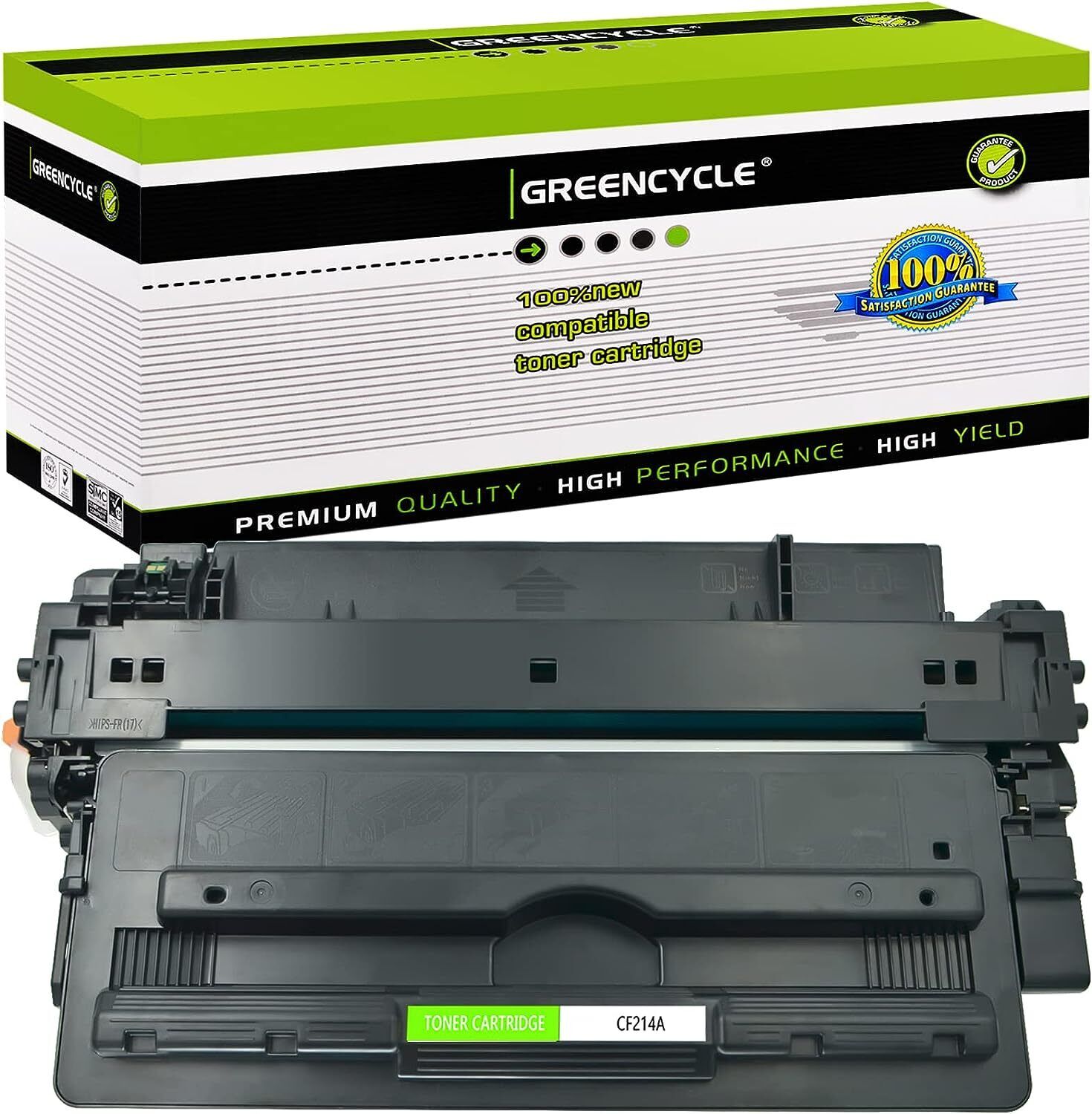 1PK Greencycle CF214X Toner Cartridge Compatible for HP Laserjet Pro MFP M712
