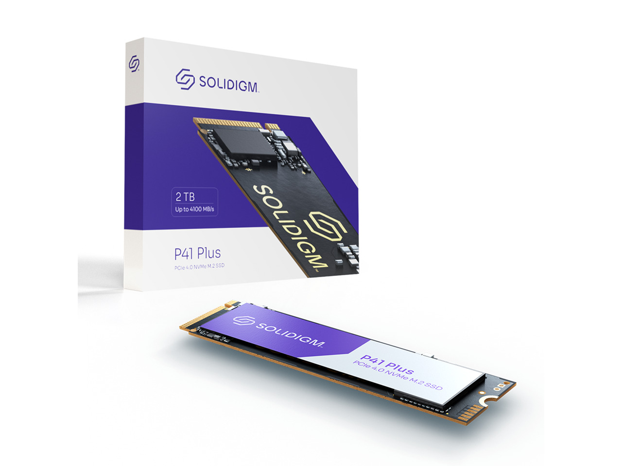 SOLIDIGM P41 Plus 2 TB Solid State Drive - M.2 2280 Internal - PCI Express NVMe