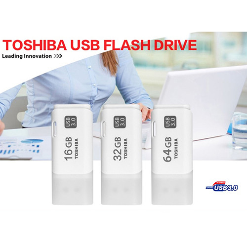 Wholesale TOSHIBA U301 USB 3.0 Drive 8GB U Disk Flash Storage Memory Stick White