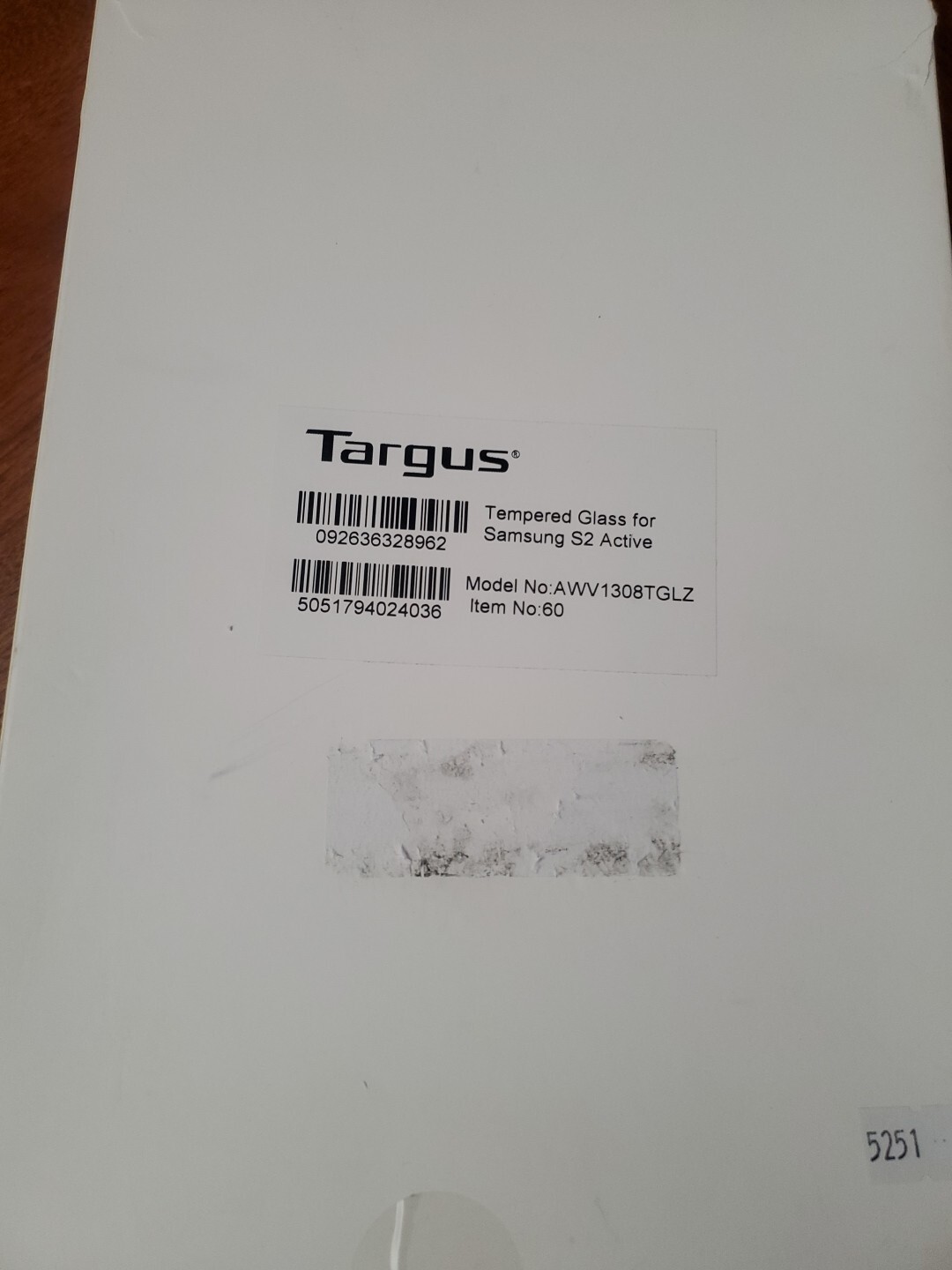 Targus Tempered Glass Samsung S2 Active