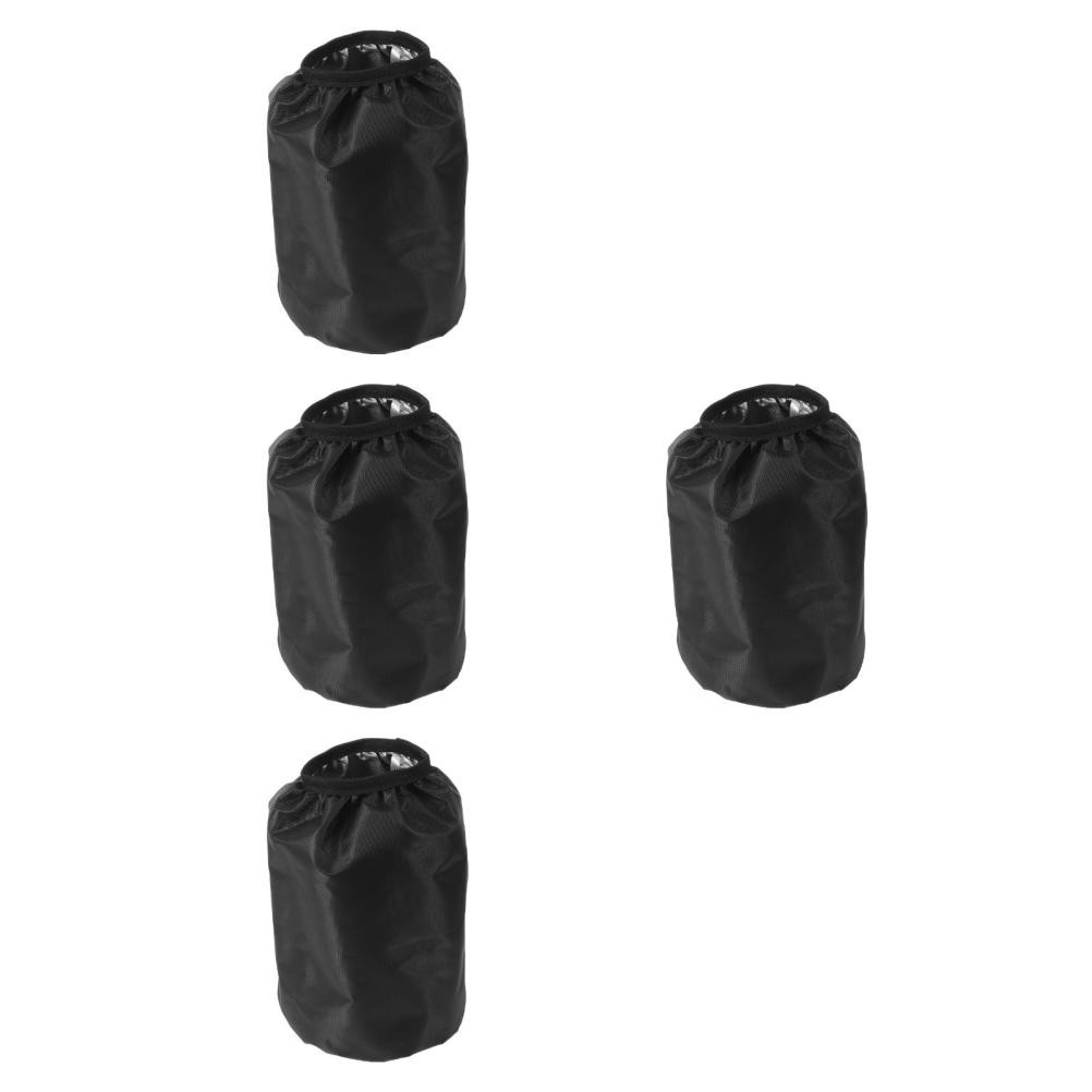 Reusable Black Oxford Fabric Security Camera Dust Cover for Indoor Privacy