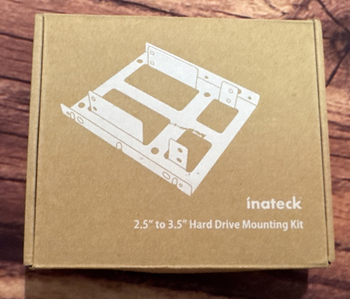 SSD Mounting Bracket 2.5 To 3.5 With SATA Cable And Power Splitter Cable, &amp