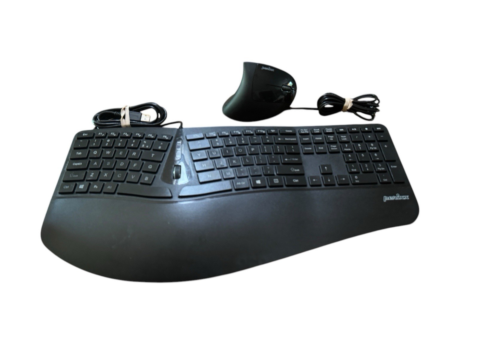 Perixx Periduo-505 Wired Ergonomic Split Keyboard and Vertical Mouse Combo