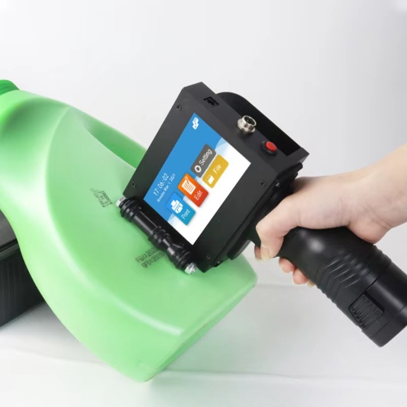 12.7mm handheld inkjet printer with 600dpi fast drying ink for batch coding