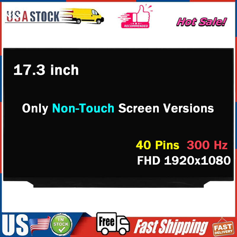 300Hz 17.3" Screen Replacement for MSI GE75 10SGS GS75 Stealth FHD LCD Display