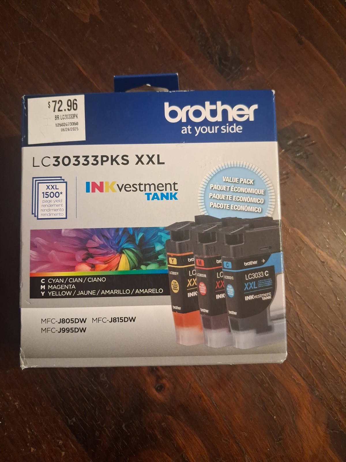 Brother INKvestment Tank Multi Color  3 Pack Super High Yield For Printer