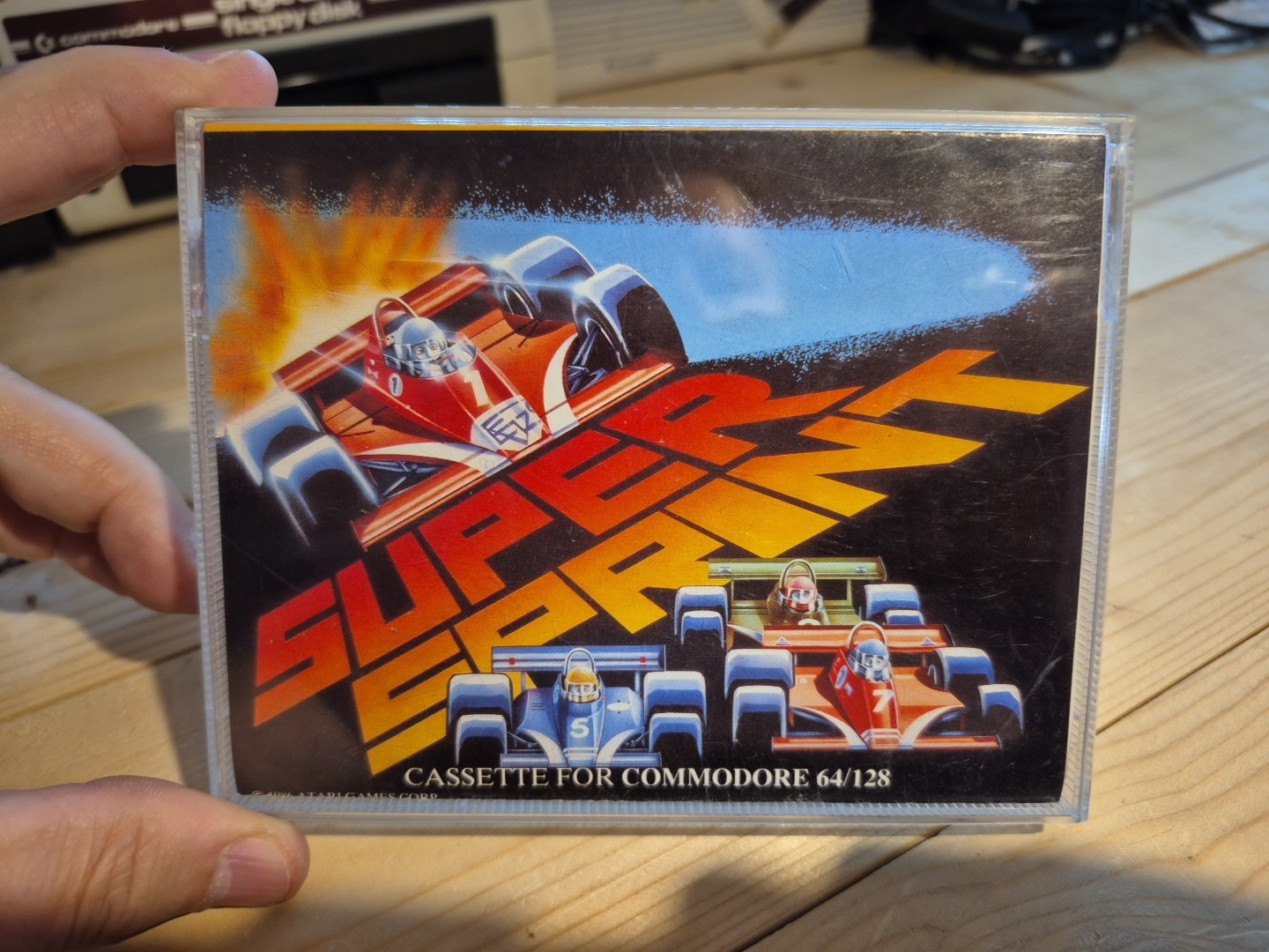 C64 : SUPER SPRINT ORIGINAL GAME X COMMODORE 64 ELECTRIC DREAMS 