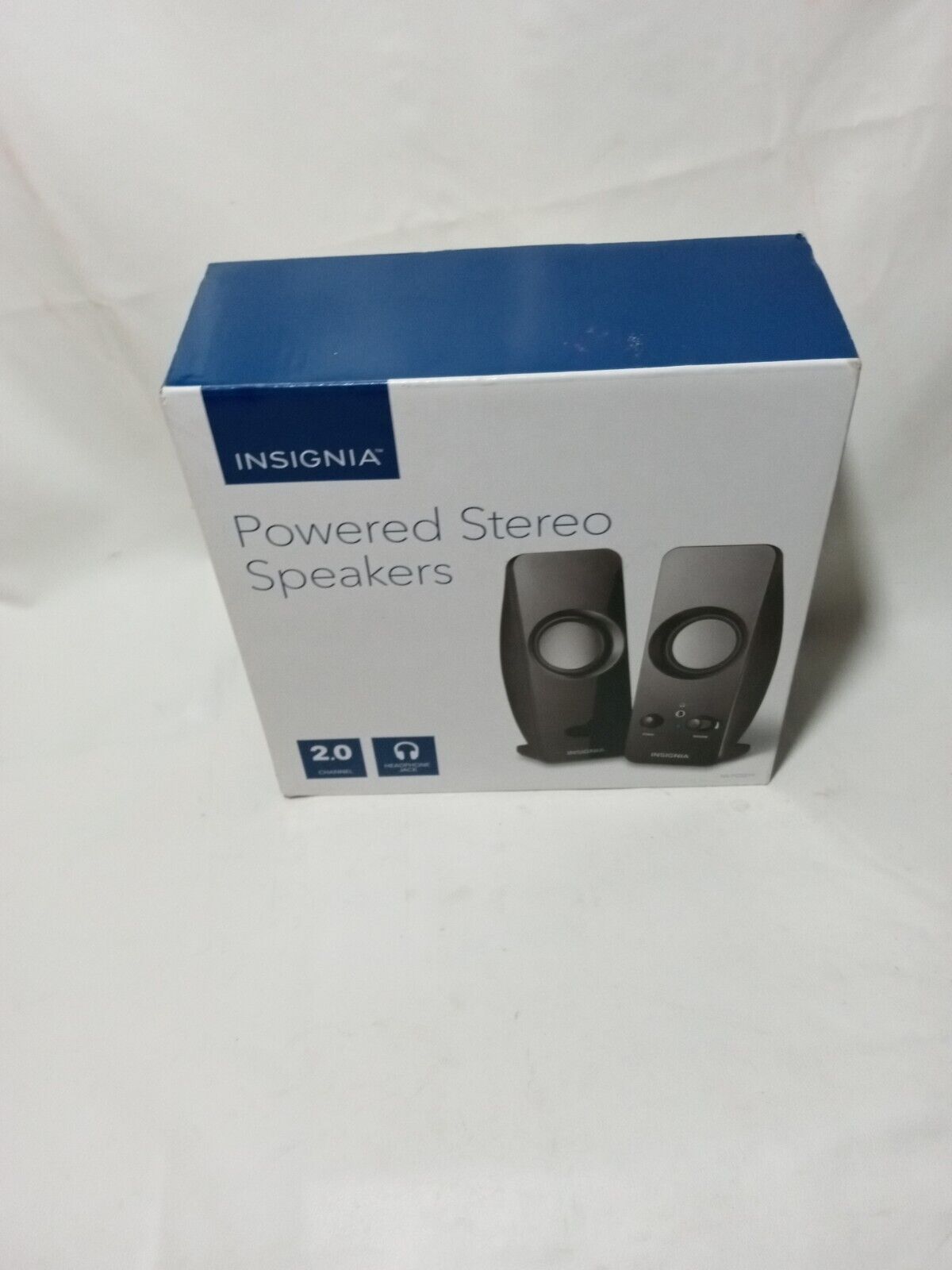 Insignia Computer Desktop Speakers - Model:NS-PCS219 - Powered Loud Speaker