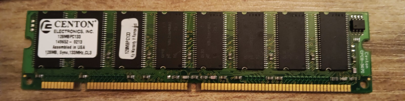 Centon 128MB PC133 memory pre owned and used in good condition see pics
