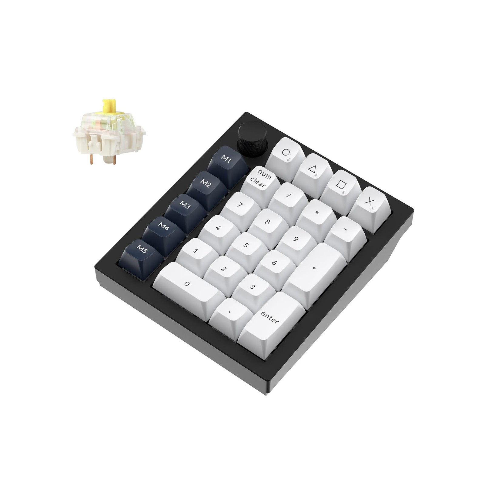 Keychron Q0 Max Wireless Custom Gateron Jupiter Banana Switch-Black
