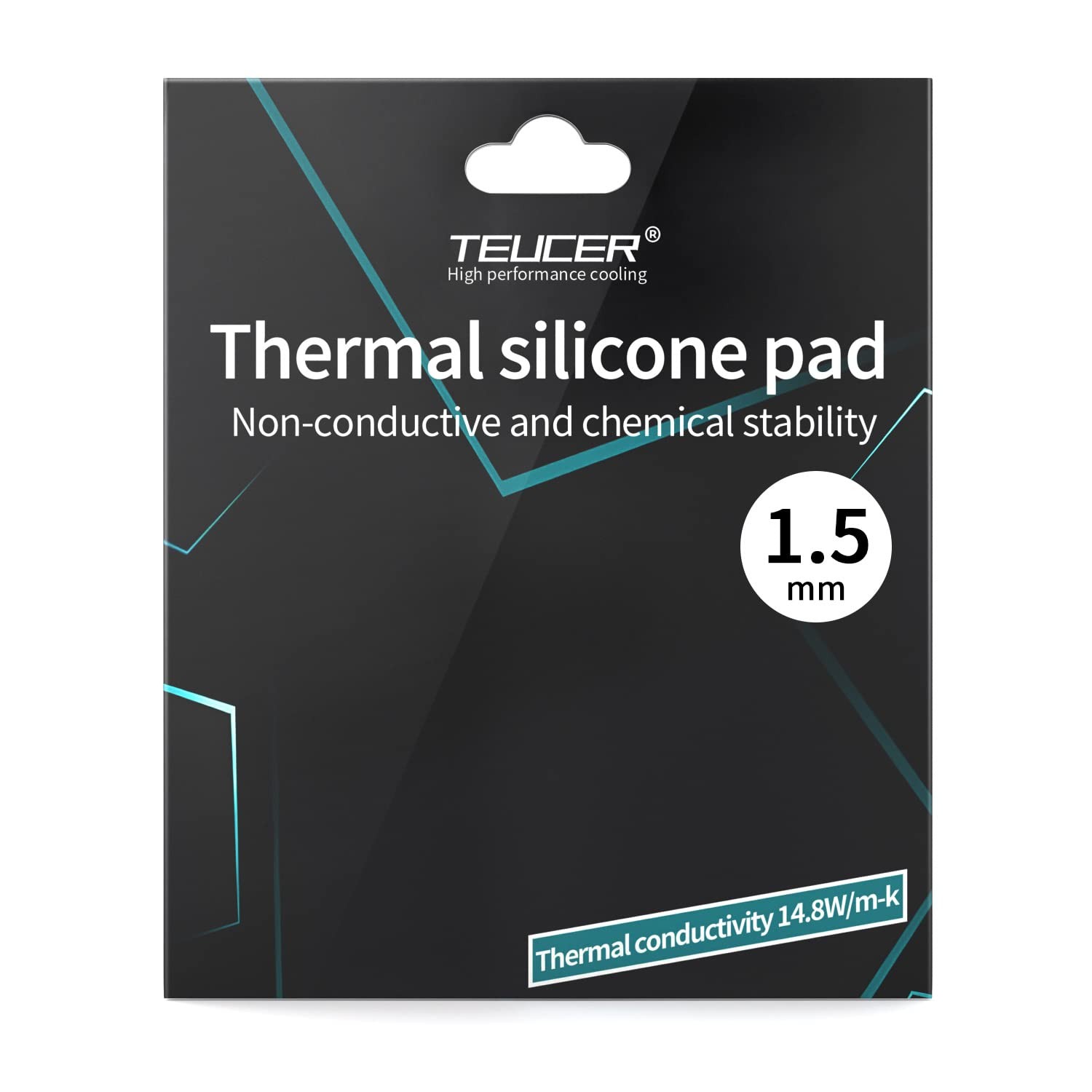 Thermal Pad 14.8 W/mK Silicone Non Conductive 120x120x1.5mm Heat Sink CPU GPU