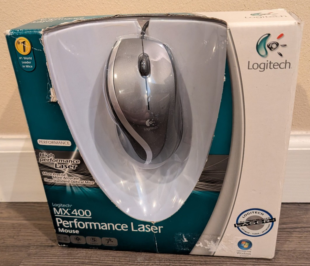 Logitech MX 400 Performance Laser Mouse - Open Box