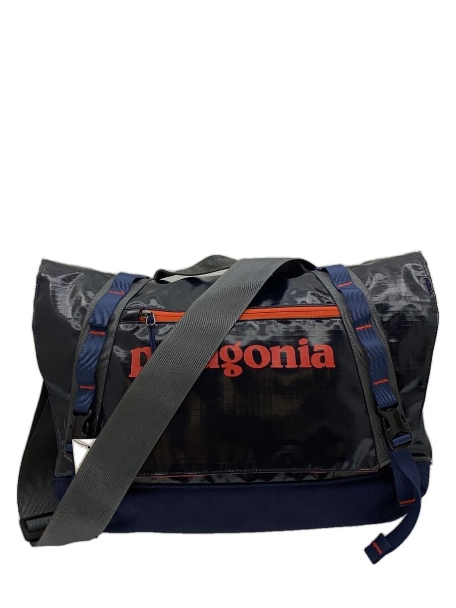 PATAGONIA Black Hole Mini Messenger 49321 Navy PVC Shoulder Bag Crossbody Used