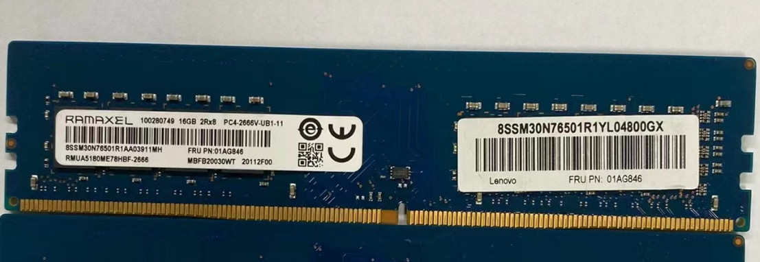 RAMAXEL 16GB DDR4 3200MHz 2666MHz  Desktop DIMM RAM 1Rx8 2Rx8 288pin