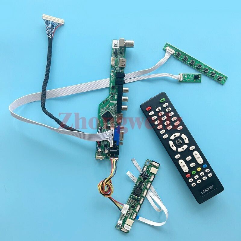 For M215H3-LA1 VGA+HDMI+AV+USB Screen 30 Pin LVDS 1920x1080 LCD Driver Board Kit