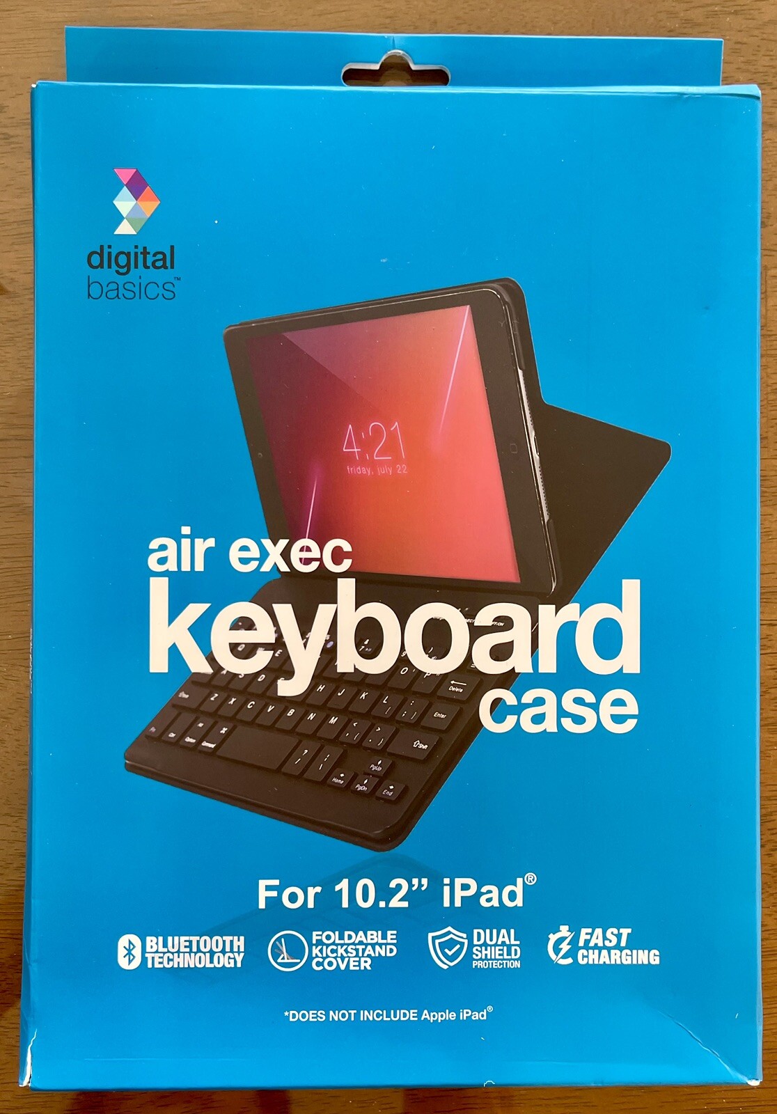 Digital Basics Portfolio Bluetooth Keyboard Case for 10.2" iPad Rose Gold NOB