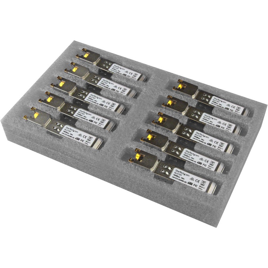 StarTech Cisco GLC-T Compatible SFP Module 10 Pack - 1000BASE-T - 1GE Gigabit