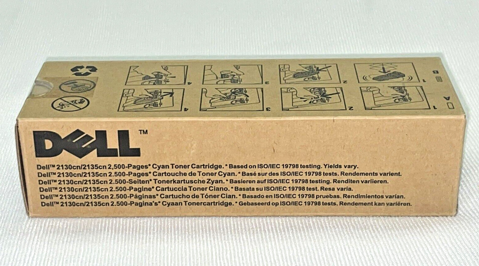 Dell FM065 Toner Cartridge for 2130cn/2135cn Laser Printers  CYAN NEW SEALED BOX