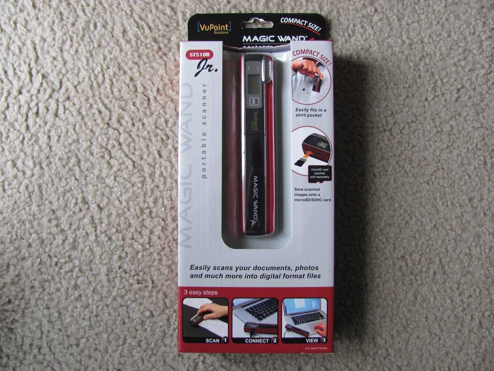 Brand New VuPoint Magic Wand Portable Scanner PDS-ST510R-VP-SEC